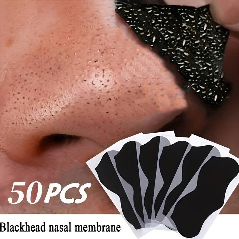 Face Mask Skincare - 50 قطعة من ملصقات إزالة الرؤوس