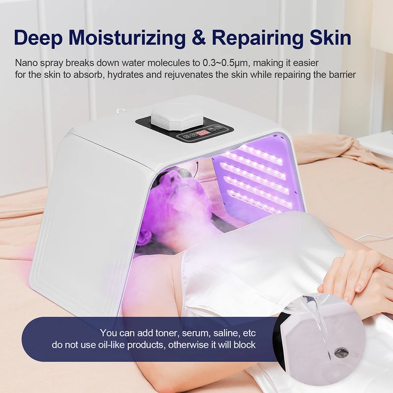7 ألوان LED الفوتون قناع التجم - مراجعة Face Mask Skincare وسعره