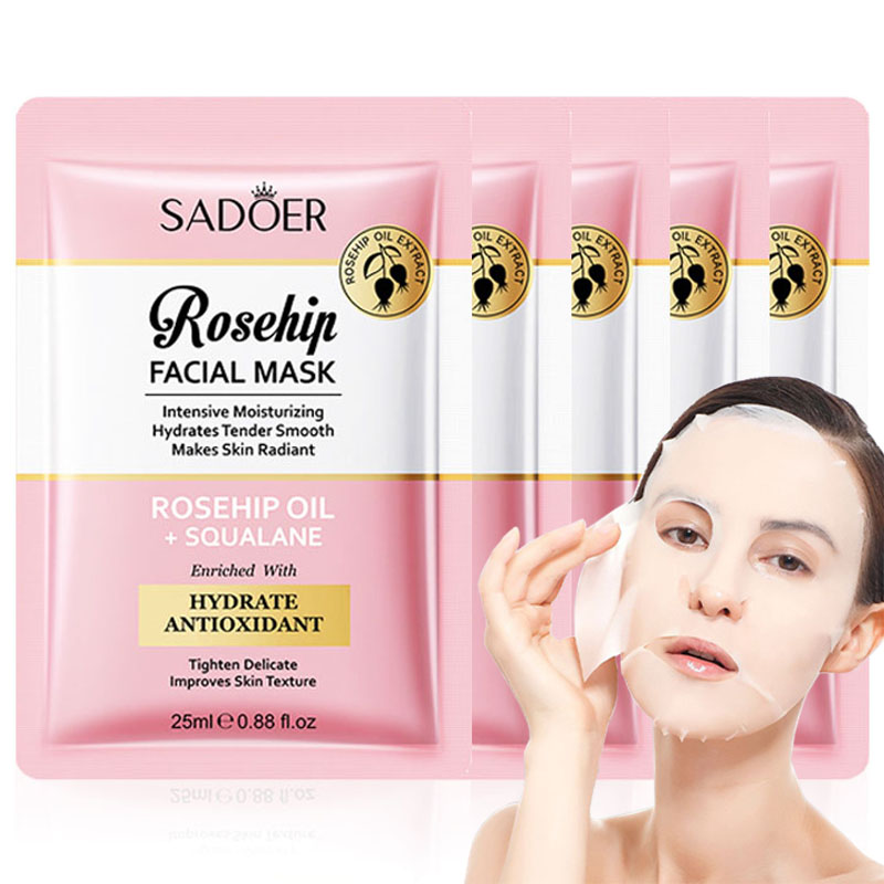 5/10 قطعة SADOER ثمر الورد قنا - مراجعة Face Oil Rosehip وسعره